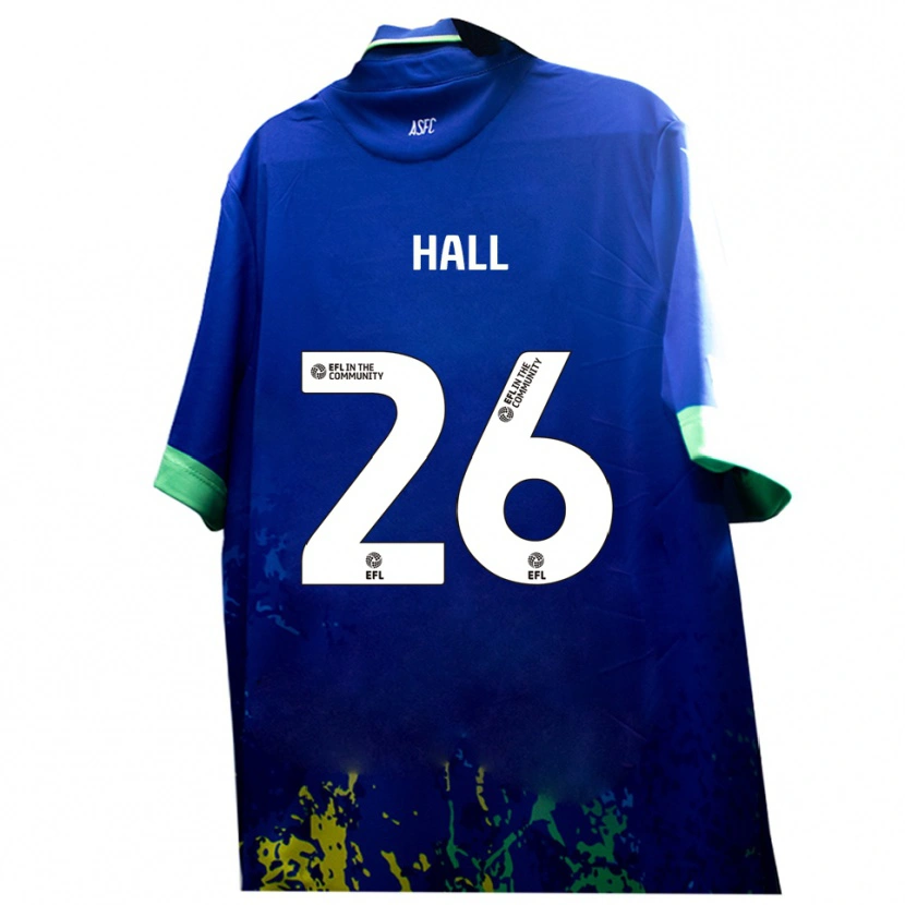 Danxen Herren Charlie Hall #26 Blau Gelb Auswärtstrikot Trikot 2025/26 T-Shirt Schweiz