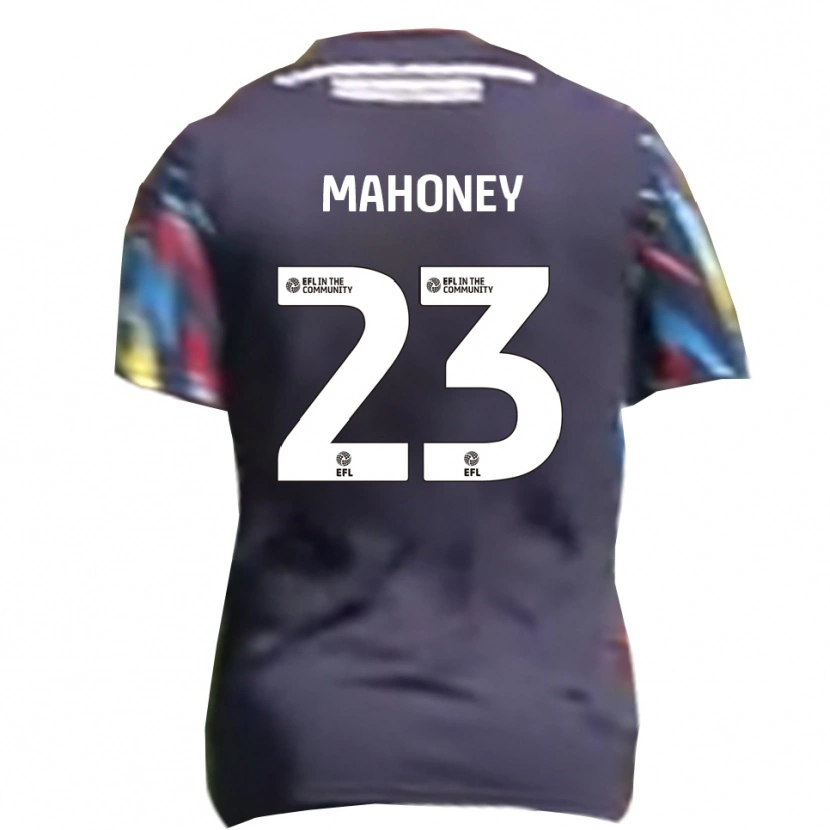 Danxen Herren Connor Mahoney #23 Marine Gelb Rot Auswärtstrikot Trikot 2025/26 T-Shirt Schweiz