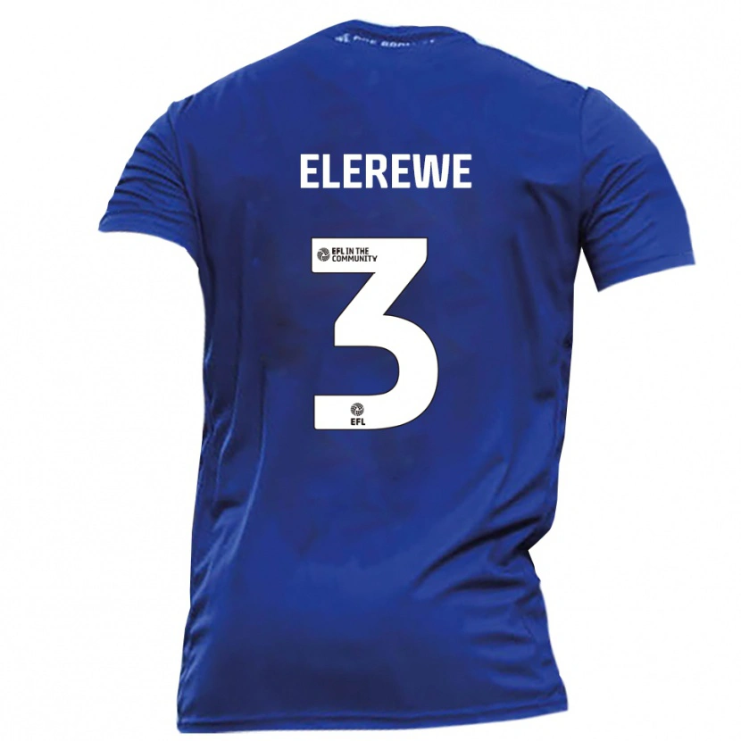 Danxen Herren Deji Elerewe #3 Blau Weiß Auswärtstrikot Trikot 2025/26 T-Shirt Schweiz