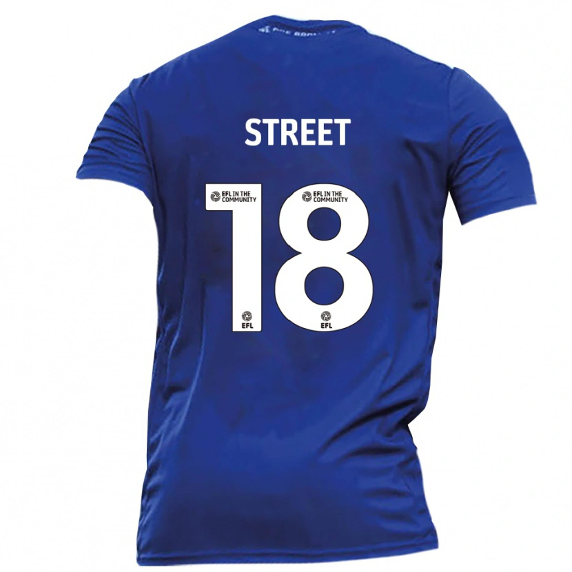 Danxen Herren Will Street #18 Blau Weiß Auswärtstrikot Trikot 2025/26 T-Shirt Schweiz