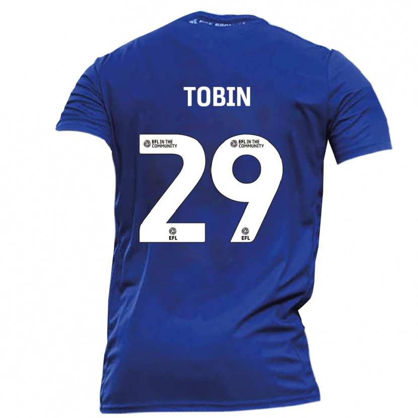 Danxen Herren Josh Tobin #29 Blau Weiß Auswärtstrikot Trikot 2025/26 T-Shirt Schweiz