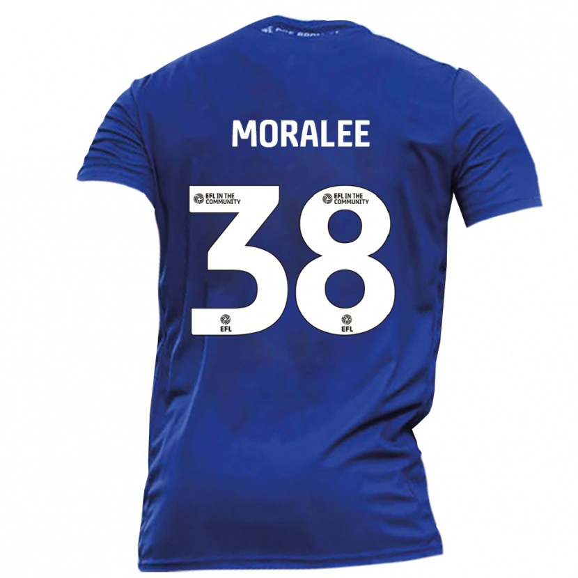 Danxen Herren Frankie Moralee #38 Blau Weiß Auswärtstrikot Trikot 2025/26 T-Shirt Schweiz