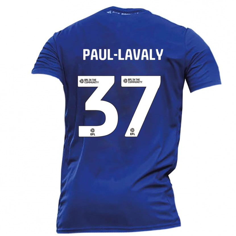 Danxen Herren Nathan Paul-Lavaly #37 Blau Weiß Auswärtstrikot Trikot 2025/26 T-Shirt Schweiz