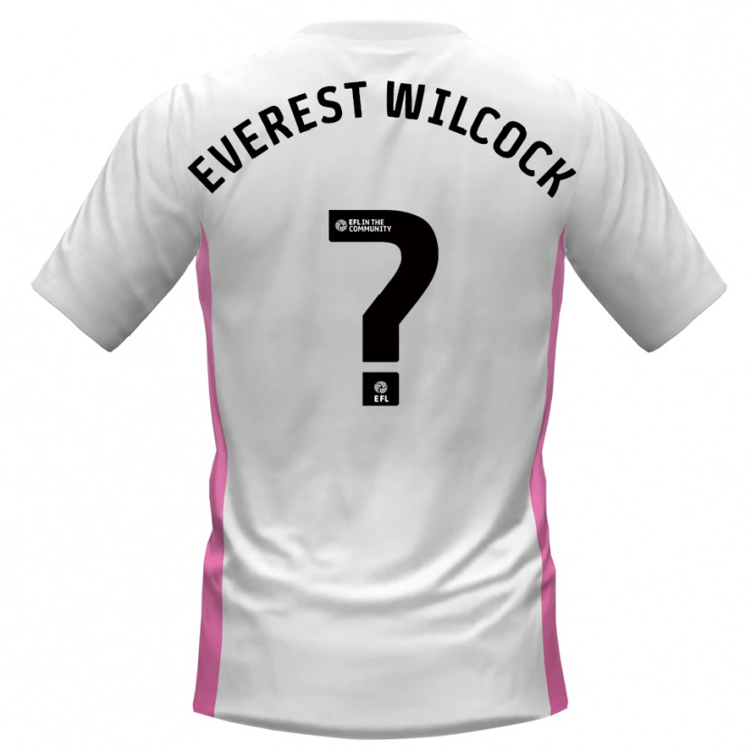 Danxen Herren Tom Everest Wilcock #0 Weiß Rot Auswärtstrikot Trikot 2025/26 T-Shirt Schweiz