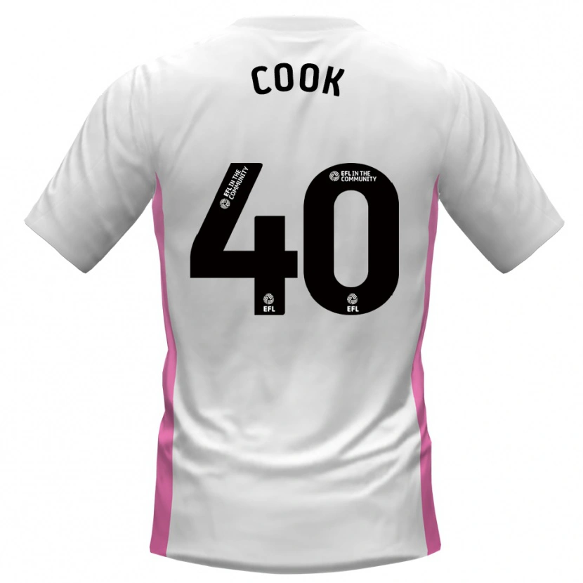 Danxen Herren Connor Cook #40 Weiß Rot Auswärtstrikot Trikot 2025/26 T-Shirt Schweiz