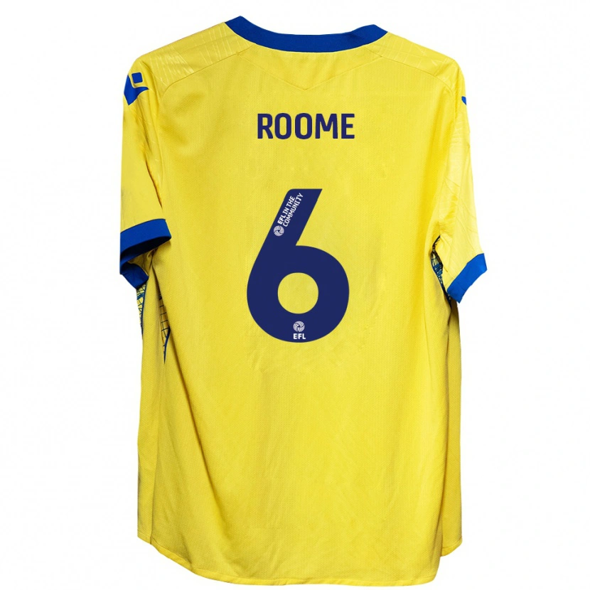 Danxen Herren Tahlia Roome #6 Gelb Blau Auswärtstrikot Trikot 2025/26 T-Shirt Schweiz