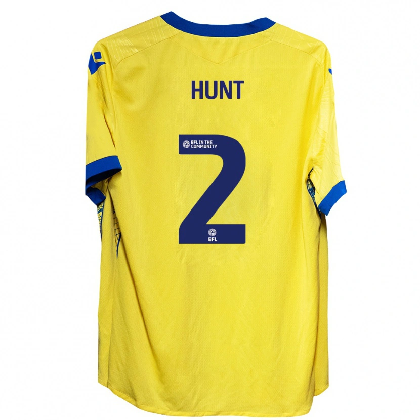 Danxen Herren Rob Hunt #2 Gelb Blau Auswärtstrikot Trikot 2025/26 T-Shirt Schweiz