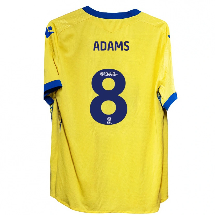 Danxen Herren Thalia Adams #8 Gelb Blau Auswärtstrikot Trikot 2025/26 T-Shirt Schweiz