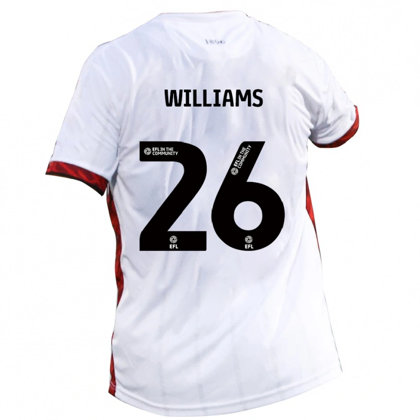 Danxen Herren Jay Williams #26 Weiß Rot Schwarz Auswärtstrikot Trikot 2025/26 T-Shirt Schweiz
