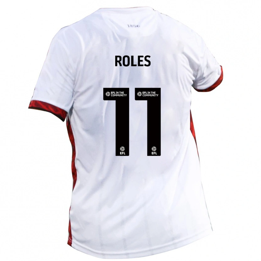 Danxen Herren Jack Roles #11 Weiß Rot Schwarz Auswärtstrikot Trikot 2025/26 T-Shirt Schweiz