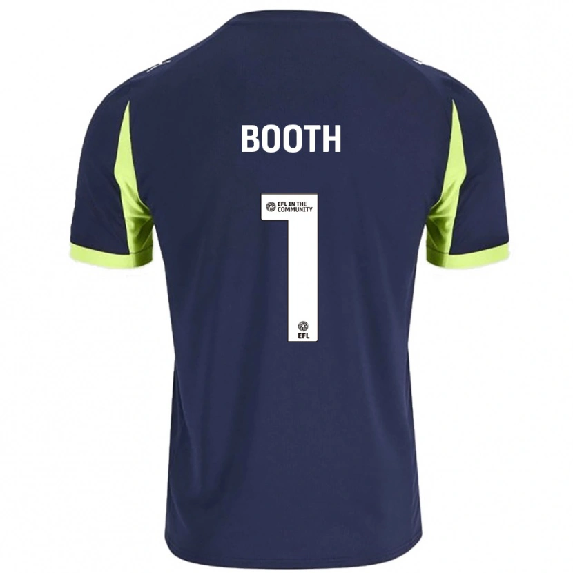 Danxen Herren Tom Booth #1 Marine Fluoreszierendes Grün Auswärtstrikot Trikot 2025/26 T-Shirt Schweiz