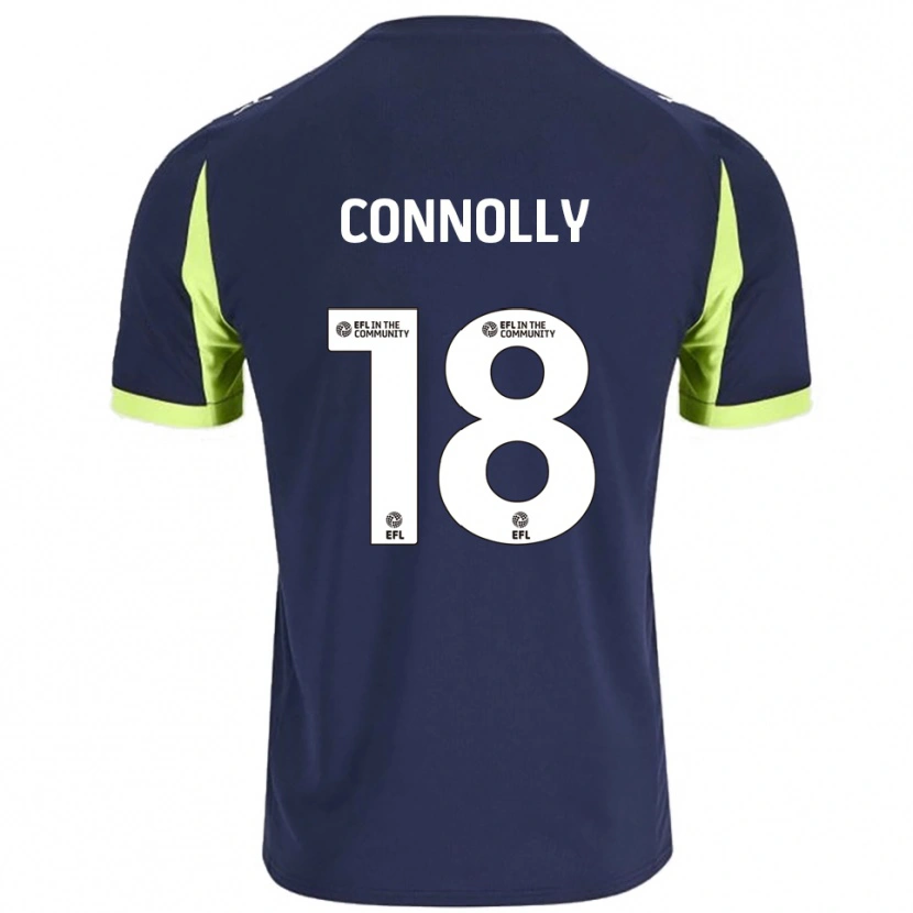 Danxen Herren James Connolly #18 Marine Fluoreszierendes Grün Auswärtstrikot Trikot 2025/26 T-Shirt Schweiz