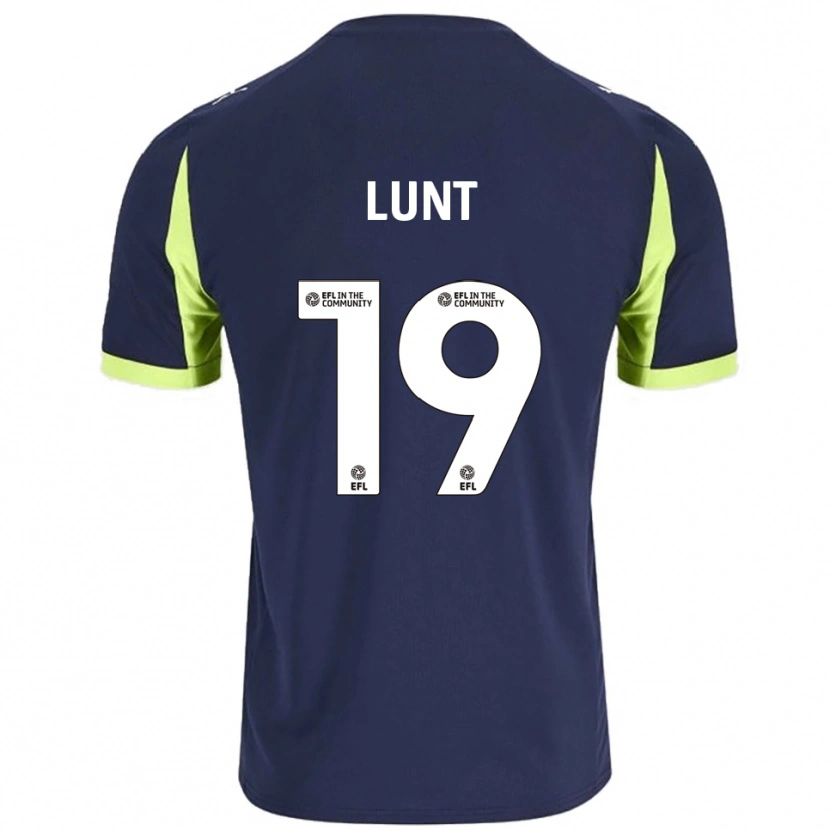 Danxen Herren Owen Lunt #19 Marine Fluoreszierendes Grün Auswärtstrikot Trikot 2025/26 T-Shirt Schweiz