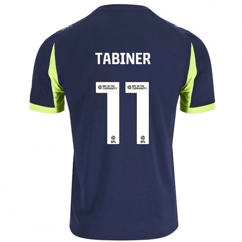 Danxen Herren Joel Tabiner #11 Marine Fluoreszierendes Grün Auswärtstrikot Trikot 2025/26 T-Shirt Schweiz