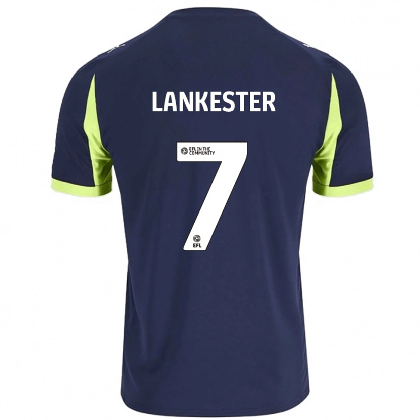 Danxen Herren Jack Lankester #7 Marine Fluoreszierendes Grün Auswärtstrikot Trikot 2025/26 T-Shirt Schweiz
