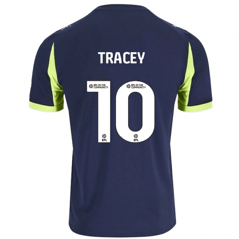 Danxen Herren Shilow Tracey #10 Marine Fluoreszierendes Grün Auswärtstrikot Trikot 2025/26 T-Shirt Schweiz