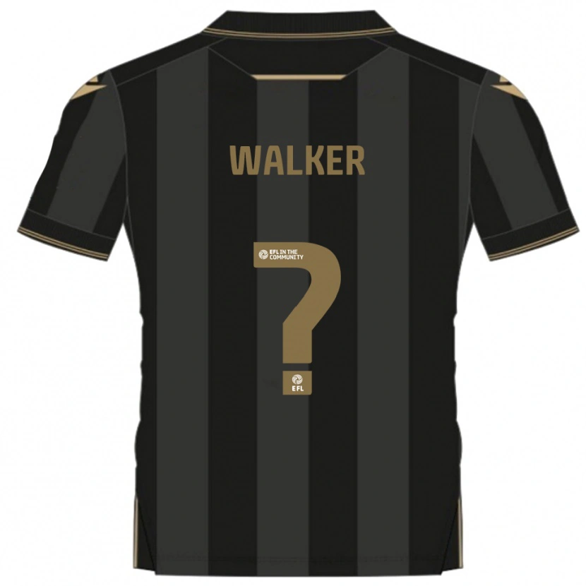 Danxen Herren Jonah Walker #0 Schwarz Gold Auswärtstrikot Trikot 2025/26 T-Shirt Schweiz