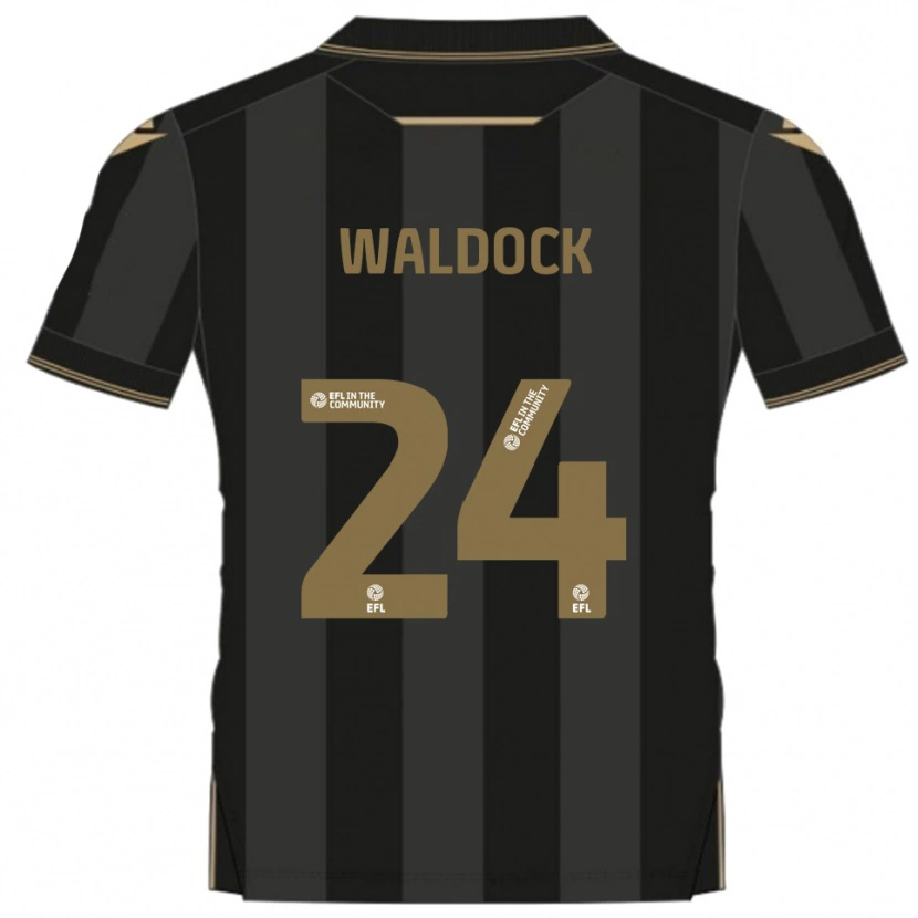 Danxen Herren Harry Waldock #24 Schwarz Gold Auswärtstrikot Trikot 2025/26 T-Shirt Schweiz