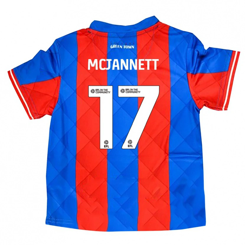 Danxen Herren Cameron Mcjannett #17 Blau Rot Weiß Auswärtstrikot Trikot 2025/26 T-Shirt Schweiz