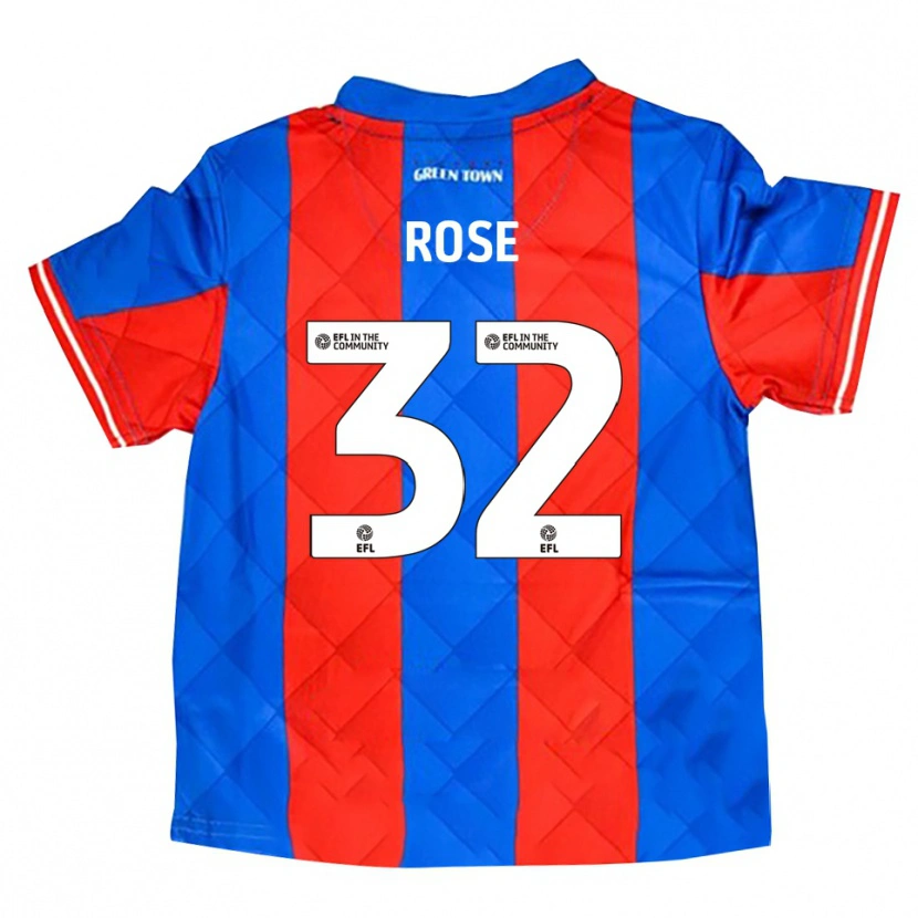 Danxen Herren Danny Rose #32 Blau Rot Weiß Auswärtstrikot Trikot 2025/26 T-Shirt Schweiz