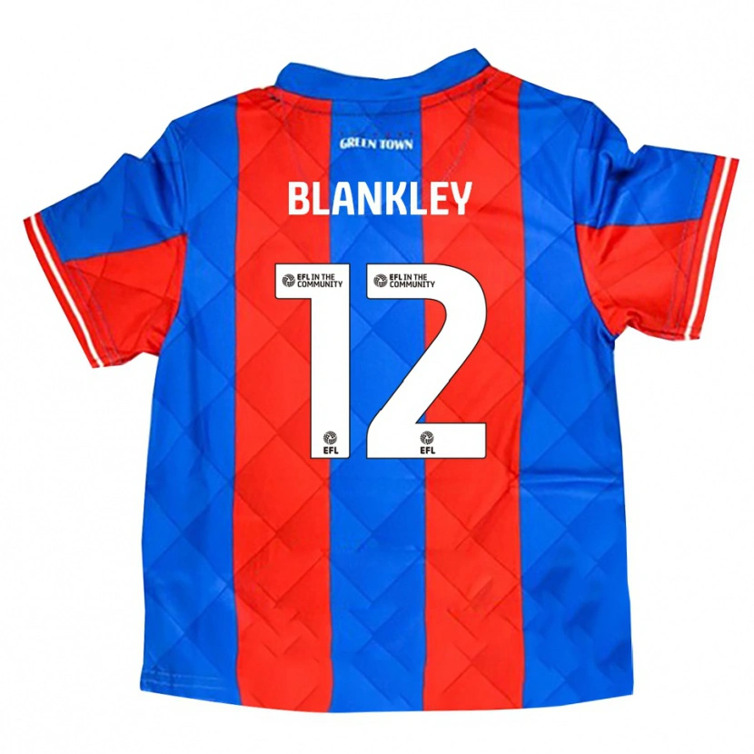 Danxen Herren Jaxon Blankley #12 Blau Rot Weiß Auswärtstrikot Trikot 2025/26 T-Shirt Schweiz