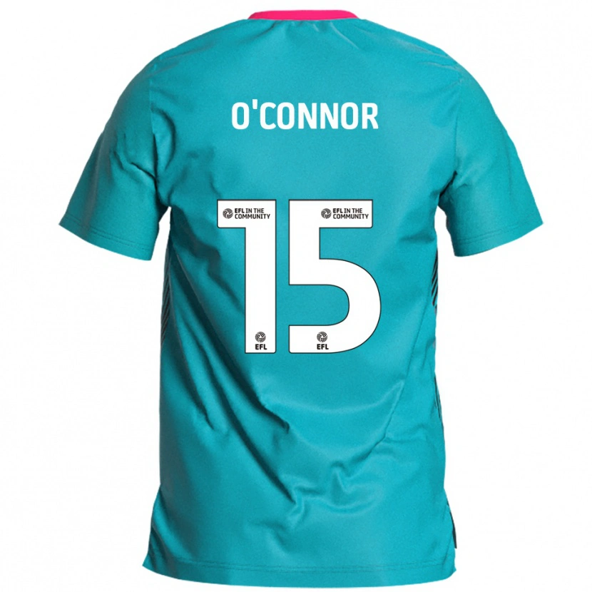 Danxen Herren Anthony O'connor #15 Himmelblau Pink Auswärtstrikot Trikot 2025/26 T-Shirt Schweiz