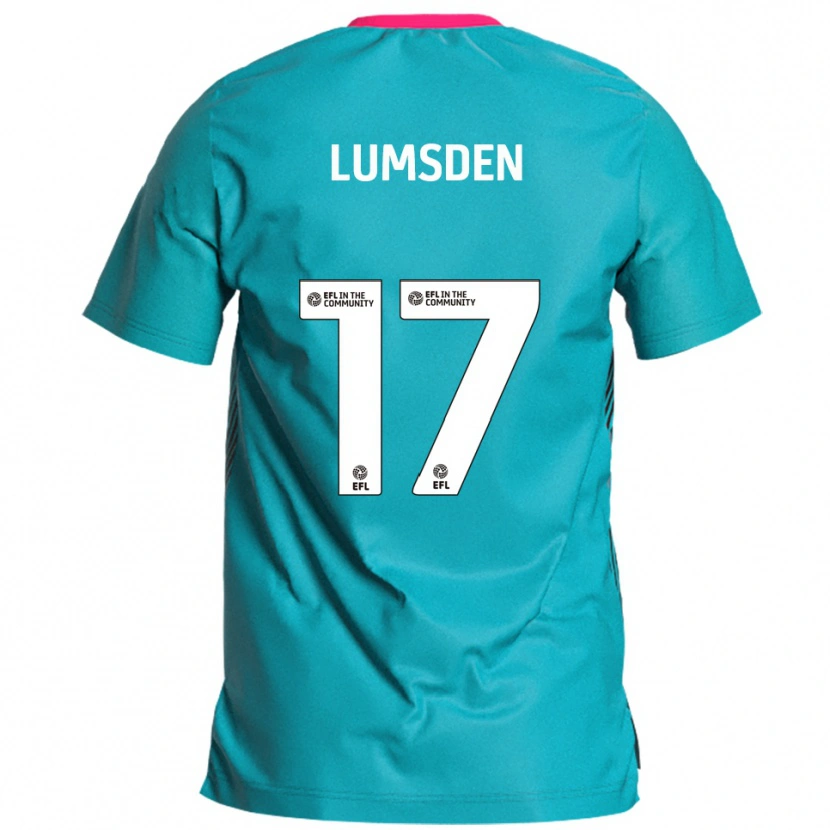 Danxen Herren Alfie Lumsden #17 Himmelblau Pink Auswärtstrikot Trikot 2025/26 T-Shirt Schweiz