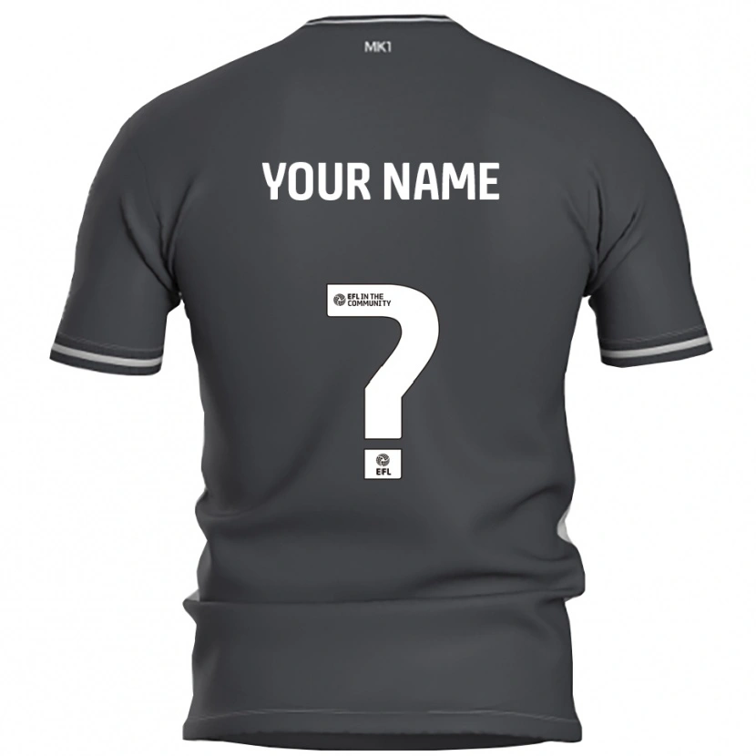 Danxen Herren Ihren Namen #0 Grau Silber Auswärtstrikot Trikot 2025/26 T-Shirt Schweiz