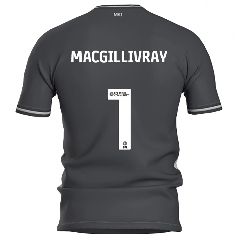 Danxen Herren Craig Macgillivray #1 Grau Silber Auswärtstrikot Trikot 2025/26 T-Shirt Schweiz