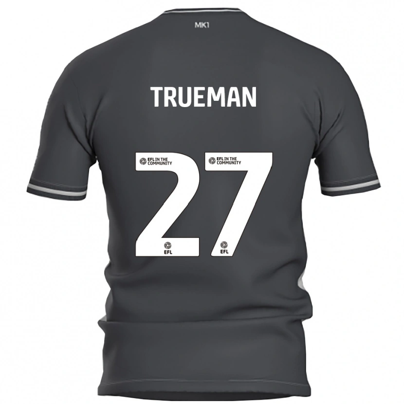 Danxen Herren Connal Trueman #27 Grau Silber Auswärtstrikot Trikot 2025/26 T-Shirt Schweiz