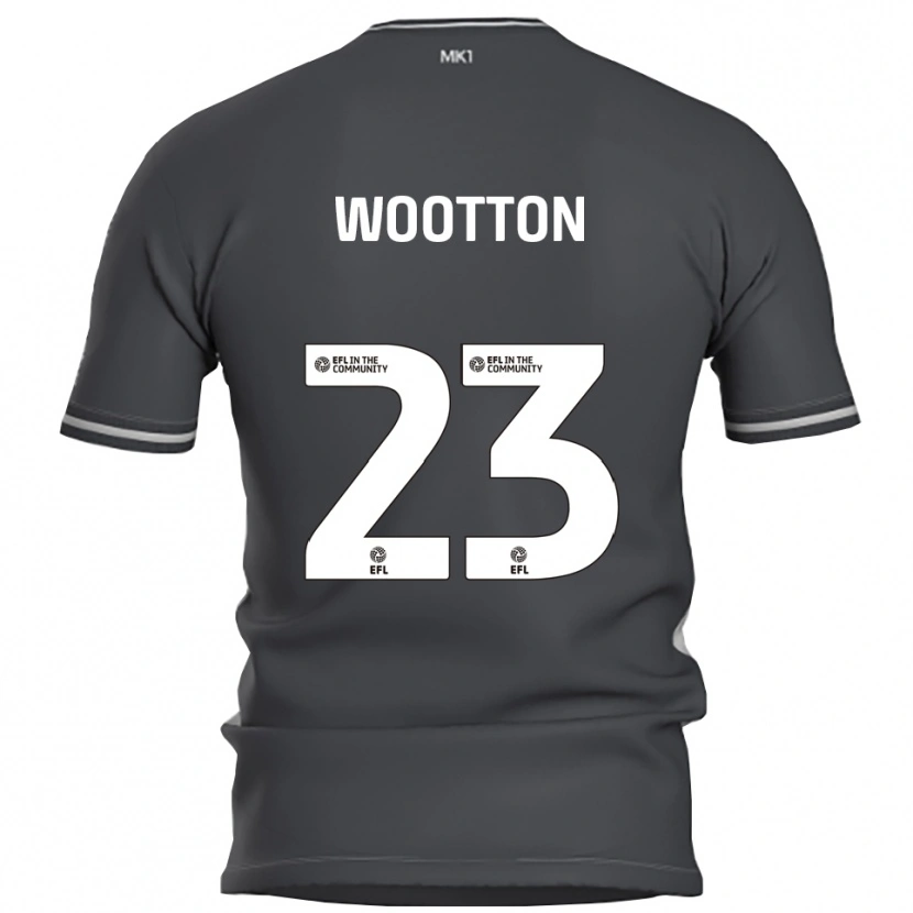 Danxen Herren Sydney Wootton #23 Grau Silber Auswärtstrikot Trikot 2025/26 T-Shirt Schweiz