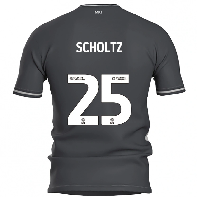 Danxen Herren Phoenix Scholtz #25 Grau Silber Auswärtstrikot Trikot 2025/26 T-Shirt Schweiz
