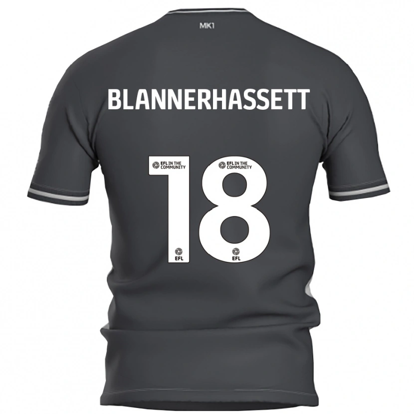 Danxen Herren Tommy Blannerhassett #18 Grau Silber Auswärtstrikot Trikot 2025/26 T-Shirt Schweiz