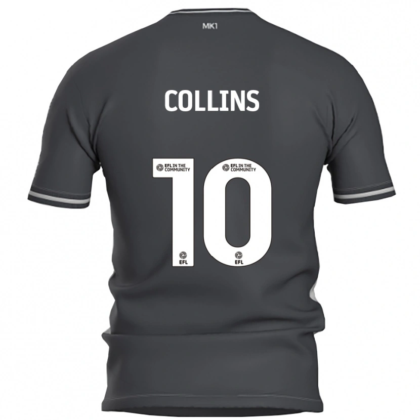 Danxen Herren Aaron Collins #10 Grau Silber Auswärtstrikot Trikot 2025/26 T-Shirt Schweiz