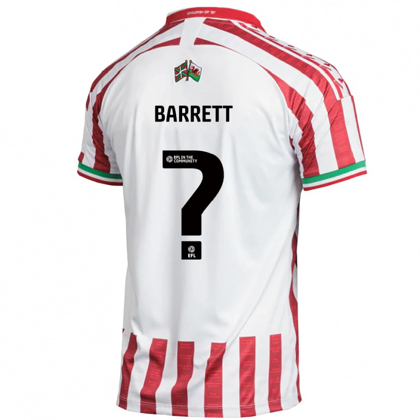 Danxen Herren Rhys Barrett #0 Rot Weiß Auswärtstrikot Trikot 2025/26 T-Shirt Schweiz