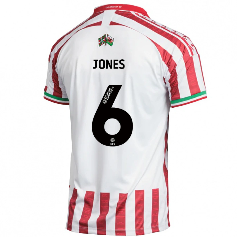 Danxen Herren George Jones #6 Rot Weiß Auswärtstrikot Trikot 2025/26 T-Shirt Schweiz