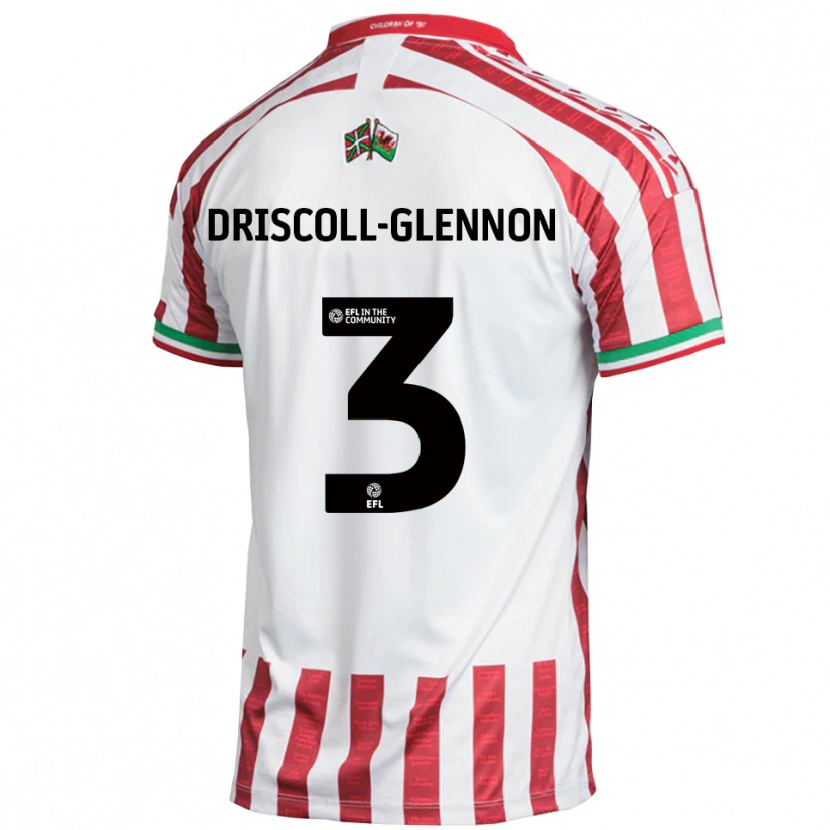 Danxen Herren Anthony Driscoll-Glennon #3 Rot Weiß Auswärtstrikot Trikot 2025/26 T-Shirt Schweiz