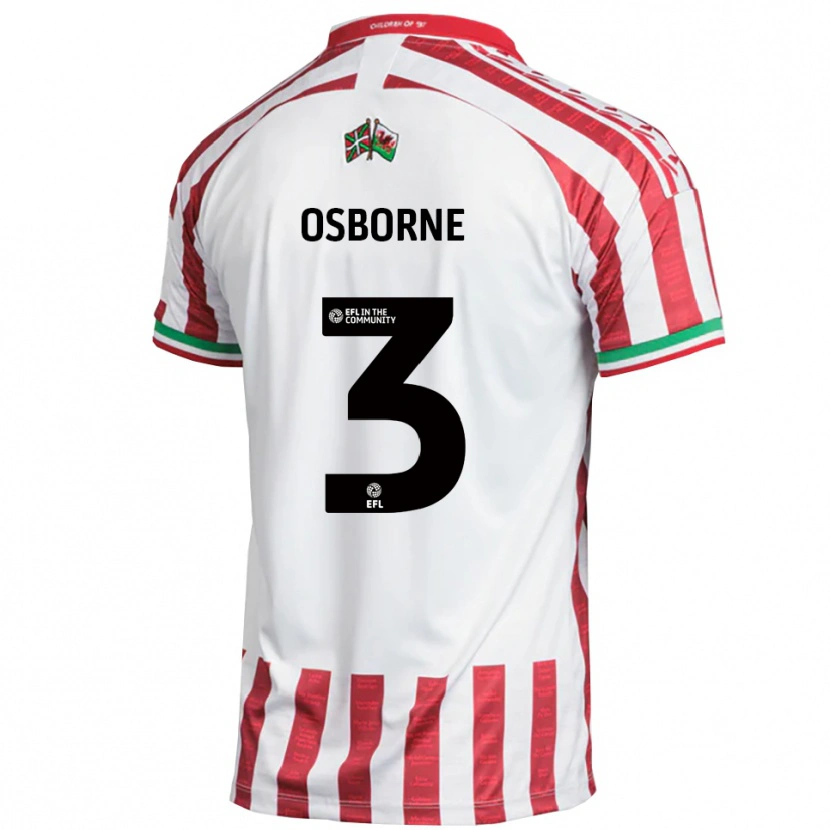 Danxen Herren Jed Osborne #3 Rot Weiß Auswärtstrikot Trikot 2025/26 T-Shirt Schweiz