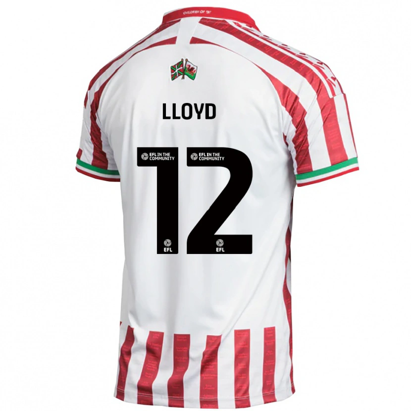 Danxen Herren Tomos Lloyd #12 Rot Weiß Auswärtstrikot Trikot 2025/26 T-Shirt Schweiz
