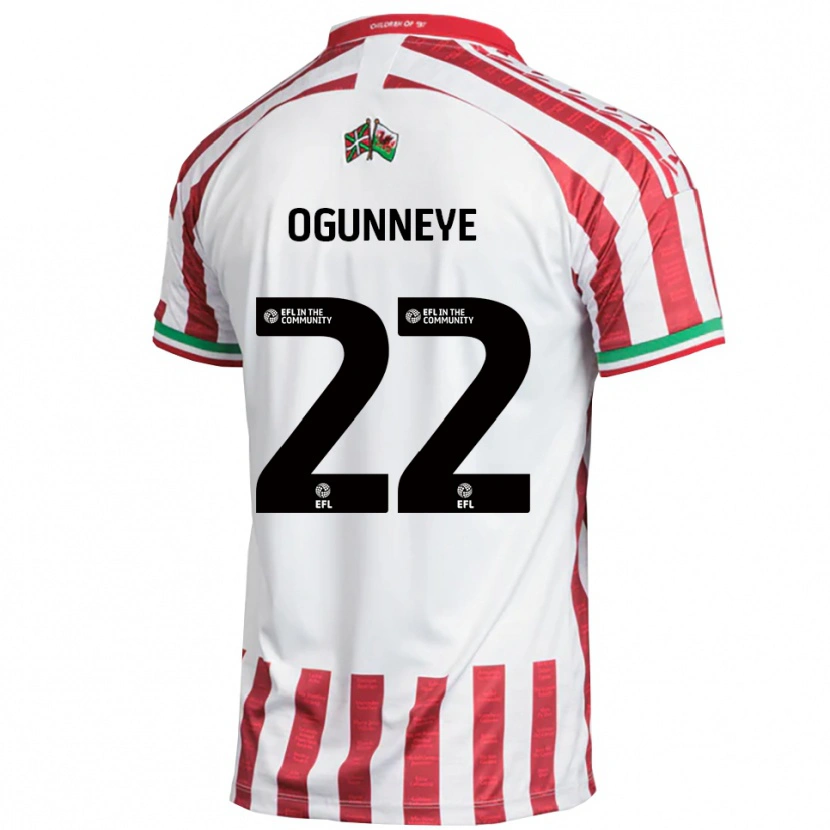 Danxen Herren Habeeb Ogunneye #22 Rot Weiß Auswärtstrikot Trikot 2025/26 T-Shirt Schweiz