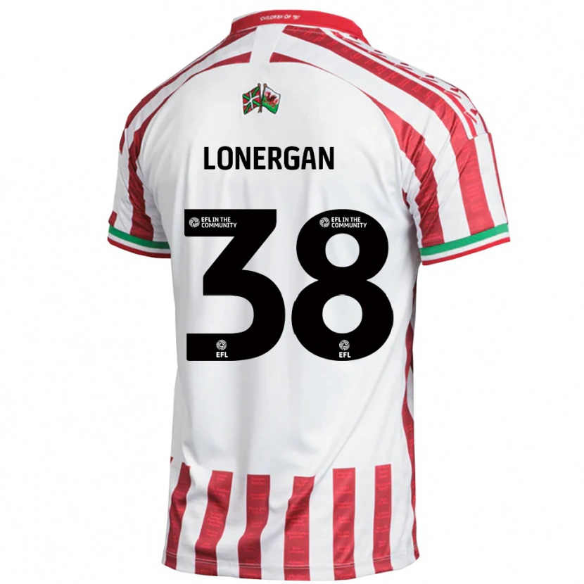 Danxen Herren Riley Lonergan #38 Rot Weiß Auswärtstrikot Trikot 2025/26 T-Shirt Schweiz