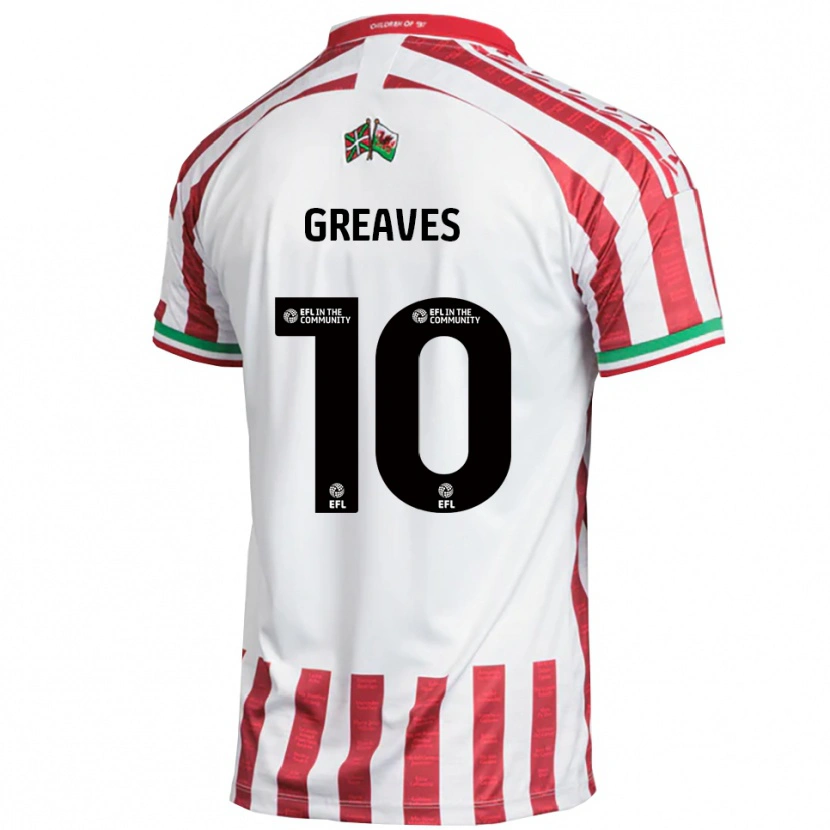 Danxen Herren Oliver Greaves #10 Rot Weiß Auswärtstrikot Trikot 2025/26 T-Shirt Schweiz
