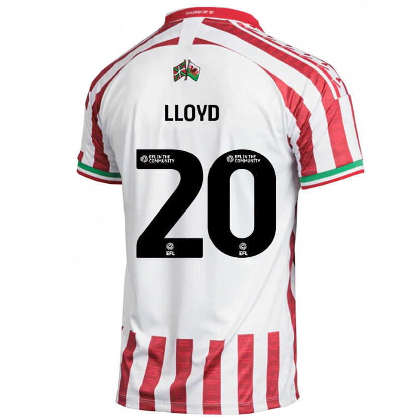 Danxen Herren Ben Lloyd #20 Rot Weiß Auswärtstrikot Trikot 2025/26 T-Shirt Schweiz