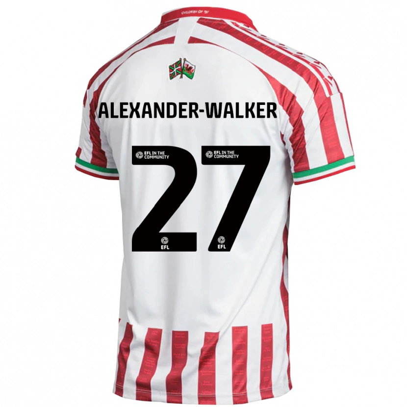 Danxen Herren Moses Alexander-Walker #27 Rot Weiß Auswärtstrikot Trikot 2025/26 T-Shirt Schweiz