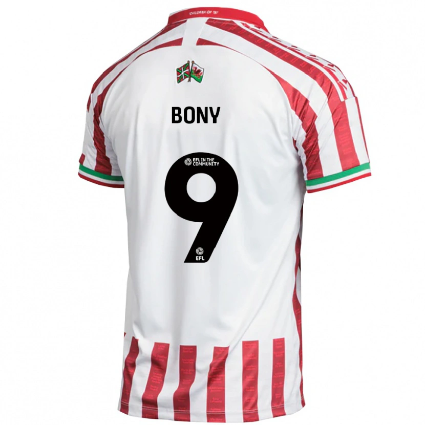 Danxen Herren Orphee Bony #9 Rot Weiß Auswärtstrikot Trikot 2025/26 T-Shirt Schweiz