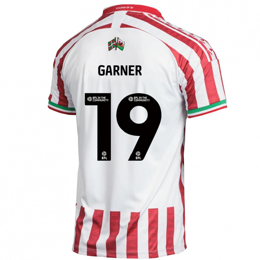 Danxen Herren Gerard Garner #19 Rot Weiß Auswärtstrikot Trikot 2025/26 T-Shirt Schweiz