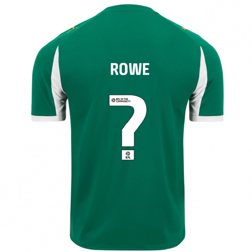 Danxen Herren Adam Rowe #0 Grün Weiß Auswärtstrikot Trikot 2025/26 T-Shirt Schweiz