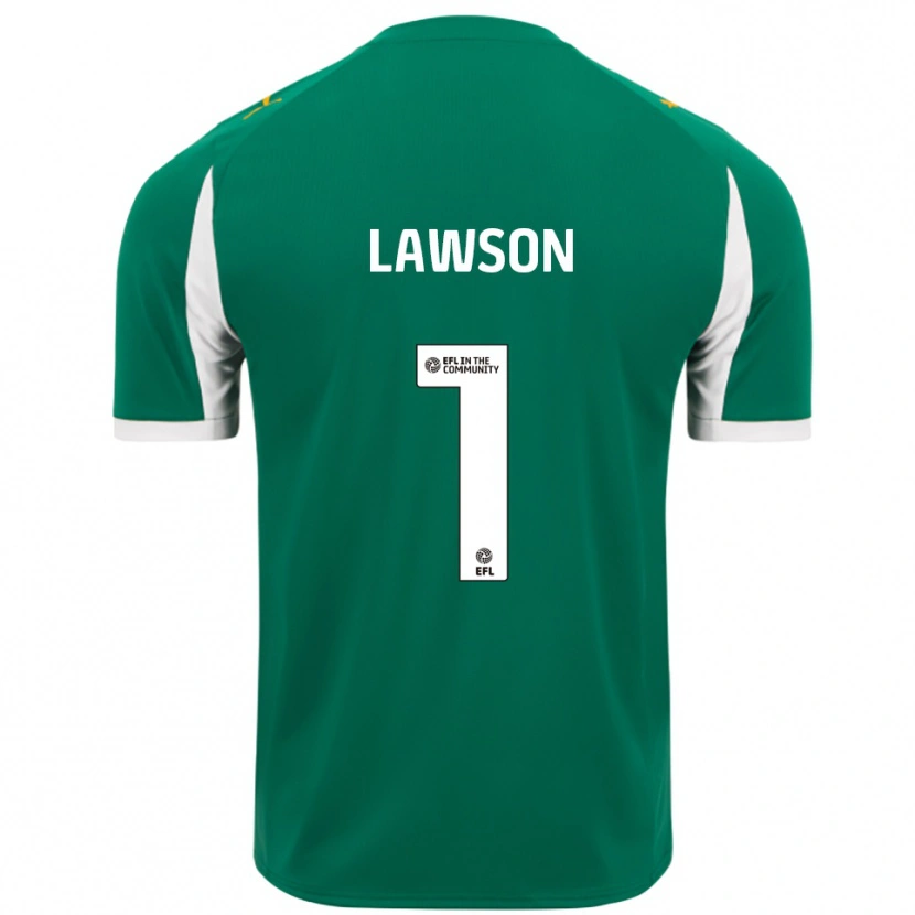 Danxen Herren Harvey Lawson #1 Grün Weiß Auswärtstrikot Trikot 2025/26 T-Shirt Schweiz