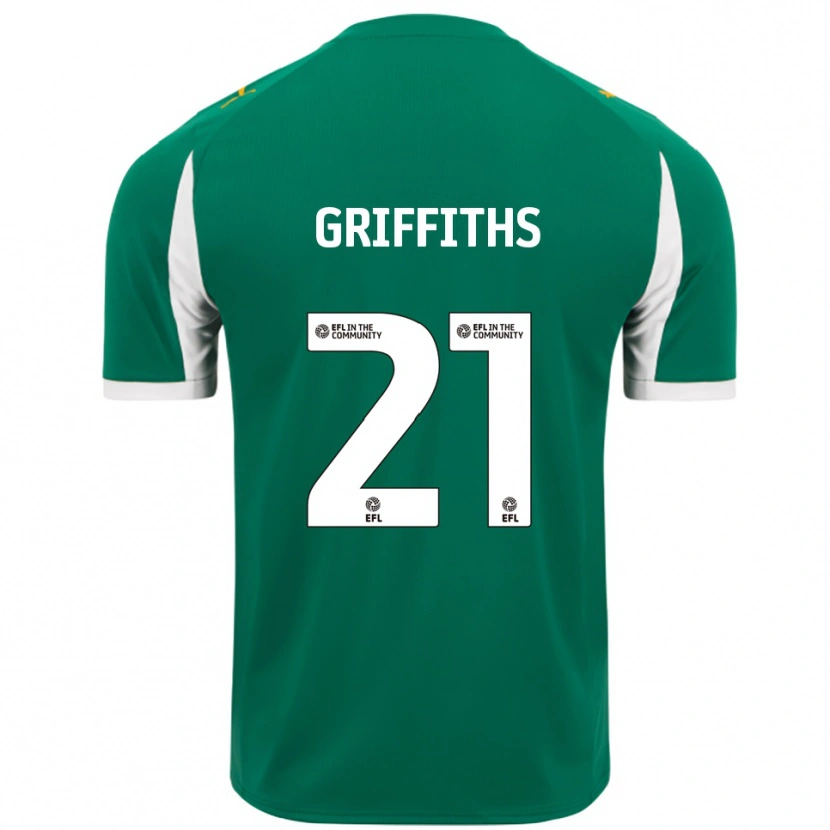 Danxen Herren Harry Griffiths #21 Grün Weiß Auswärtstrikot Trikot 2025/26 T-Shirt Schweiz
