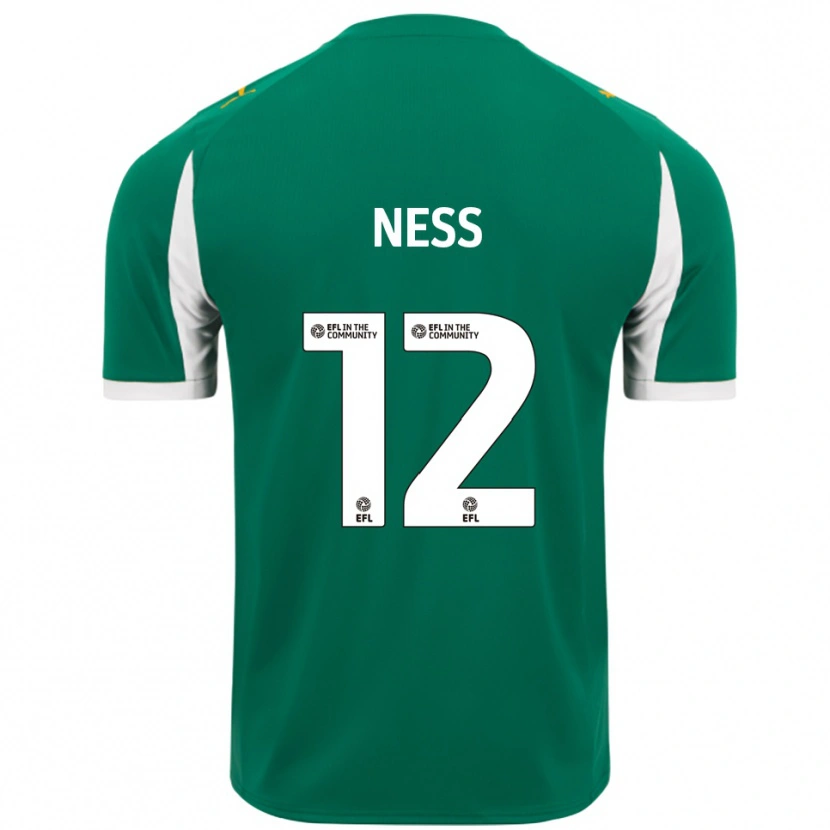 Danxen Herren Lucas Ness #12 Grün Weiß Auswärtstrikot Trikot 2025/26 T-Shirt Schweiz